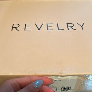 Powder blue floral (formal dress) size 2!